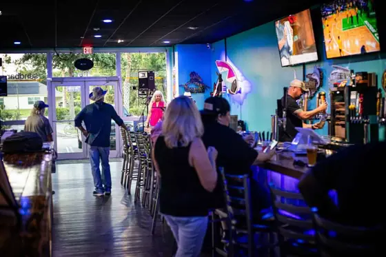 Guests at the bar